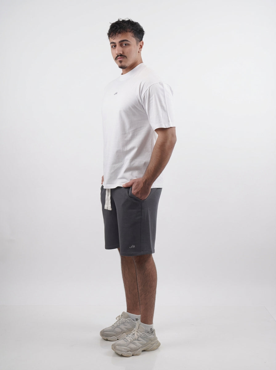 Oversized SHORTS - light grey