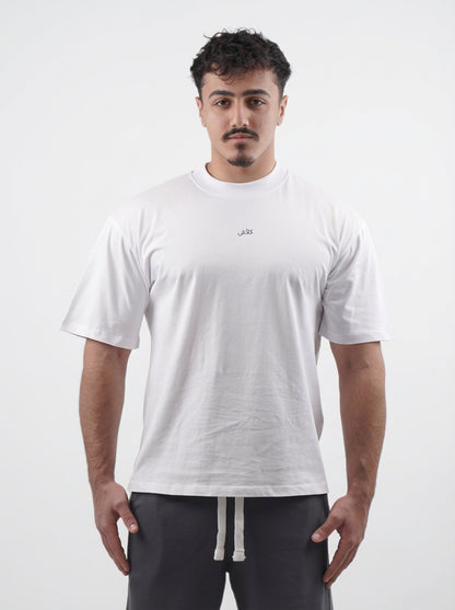 OVER SIZE T SHIRT -WHITE