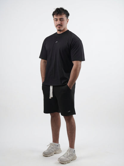 OVER SIZE T SHIRT -BLACK
