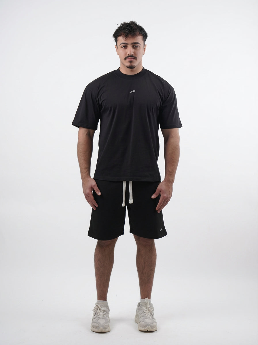 OVER SIZE T SHIRT -BLACK