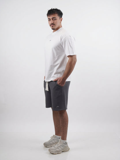 Oversized   SHORTS  - light grey